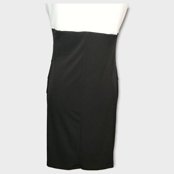 Enfocus Petite Women's Form Fitting Colorblock Cocktail Dress Size 12P - Picture 6 of 6